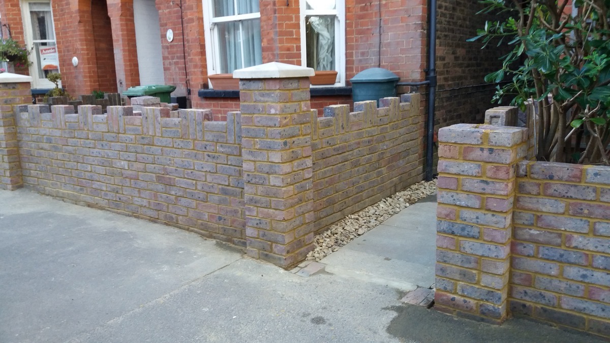 Outdoor construction project